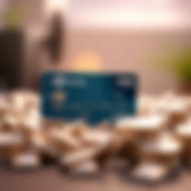 Illustration of rewards points accumulated and their potential value