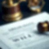 Illustration of legal documents symbolizing a will