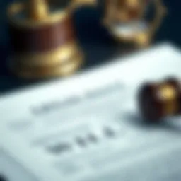 Illustration of legal documents symbolizing a will