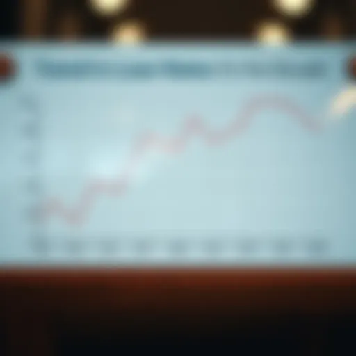 Graph showing trends in loan rates over the past decade