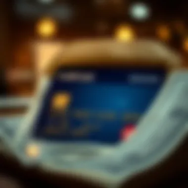 Illustration representing credit card interest rates