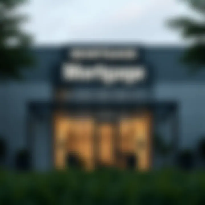 Modern Mortgage Company Office A modern mortgage company office exterior