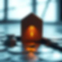 Conceptual illustration of financial security