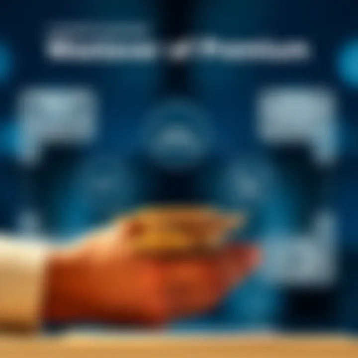 Graphical depiction of waiver of premium benefits