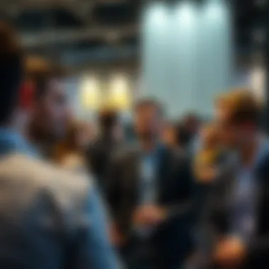 Networking Opportunities in Real Estate A group of professionals networking in a real estate conference