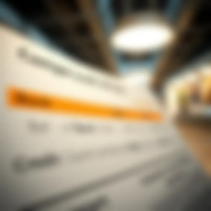 Comparison chart of different banks and their offerings