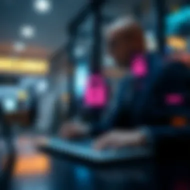 Secure Online Transactions An illustration depicting secure online transactions