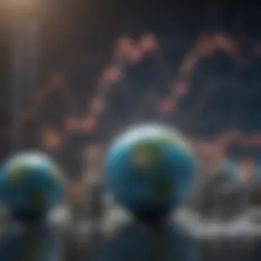 Representation of Global Capital Flows Graph depicting capital flows around the world