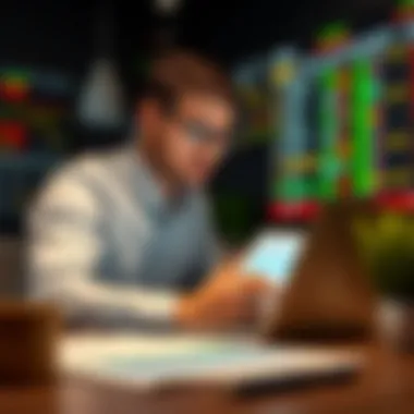 Evaluating Company Fundamentals for Investment Investor reviewing company fundamentals on a laptop