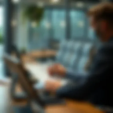 Navigating Taxation: Expert Guidance Tax consultant reviewing documents and forms with a client