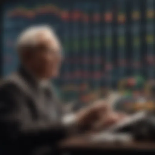 Warren Buffett analyzing stock market trends