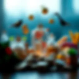 Conceptual illustration of various investment options