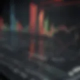 Graph depicting stock market trends