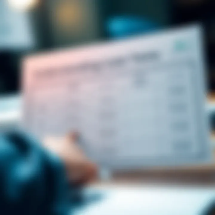 Chart illustrating loan terms and implications