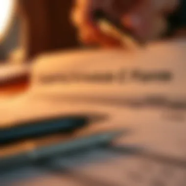 Visual representation of Schedule C form