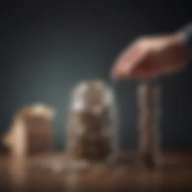 Balancing Debt Repayment and Savings Concept of balancing debt repayment and savings