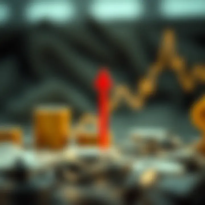 Conceptual depiction of risk versus return