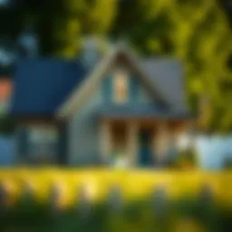 Visual representation of home loan refinancing options