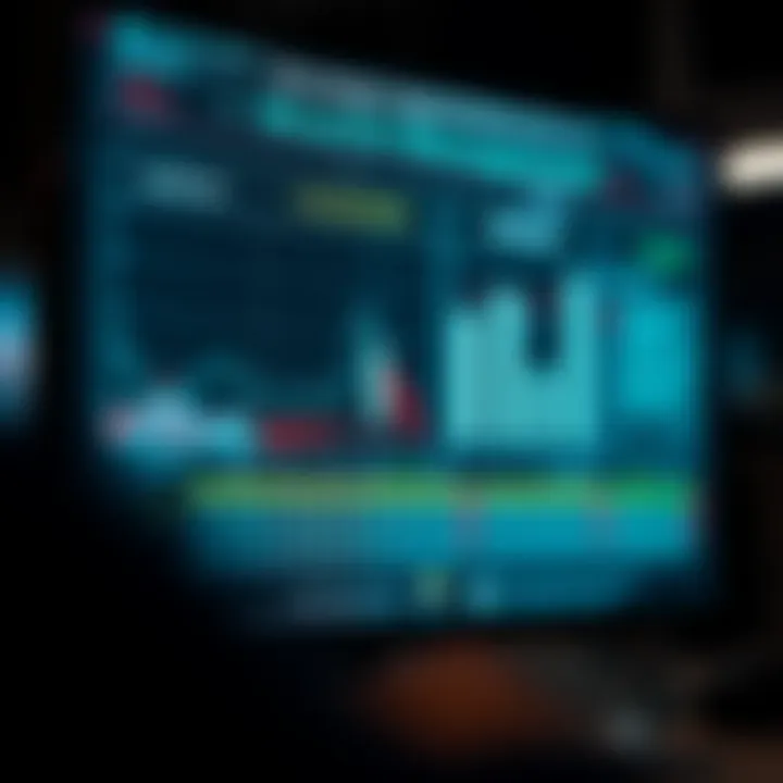 Strategic Approaches to Wealth Management Diverse financial strategies displayed on a digital screen