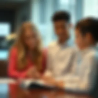 Diagram illustrating financial literacy strategies