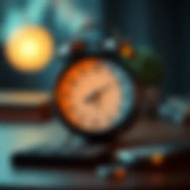 A clock symbolizing the timing of benefit applications