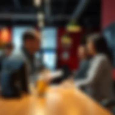 Customer service interaction at an insurance agency