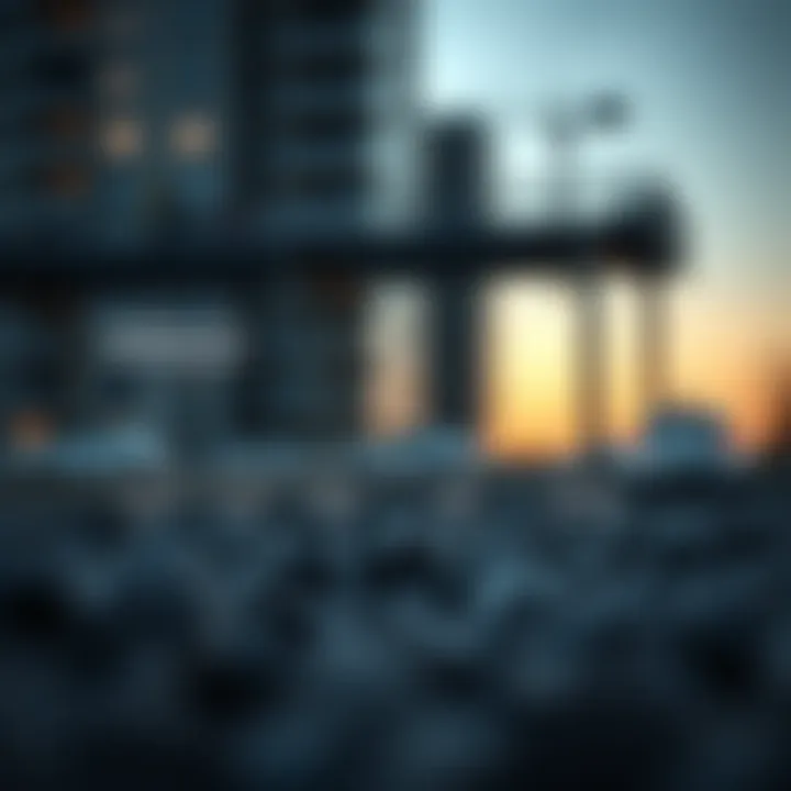 Diagram illustrating the transition from construction to permanent loans