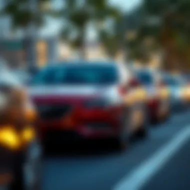 A visual comparison between different vehicle types and their respective residual values.