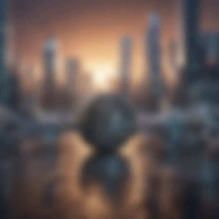 Blockchain architecture illustration