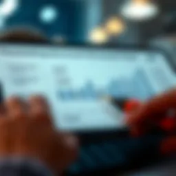 A detailed breakdown of checking account fees on a financial chart