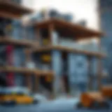 A visual representation of construction financing concepts