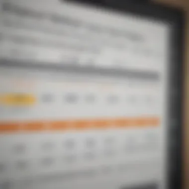 Loan Repayment Schedule Overview Visual representation of loan repayment schedule