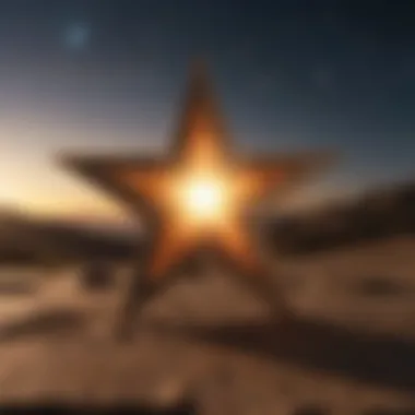 Astronomical depiction of the Morning Star phenomenon