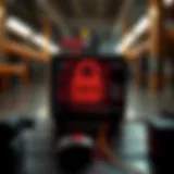 Visual representation of zero-day exploit concept