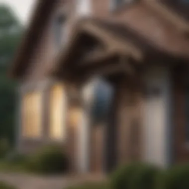 A house with a shield symbol, representing protection